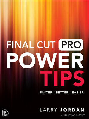 cover image of Final Cut Pro Power Tips
